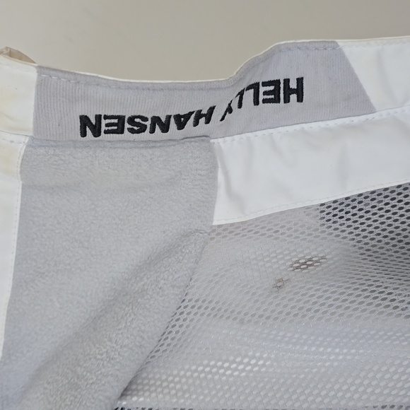 Helly Hansen Crew Hooded White Jacket Medium - Picture 11 of 12